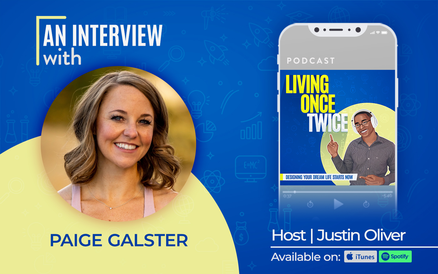 Living Once Twice Ep 19 - How to Use the Law of Attraction to Design Your Dream Life w Paige Galster