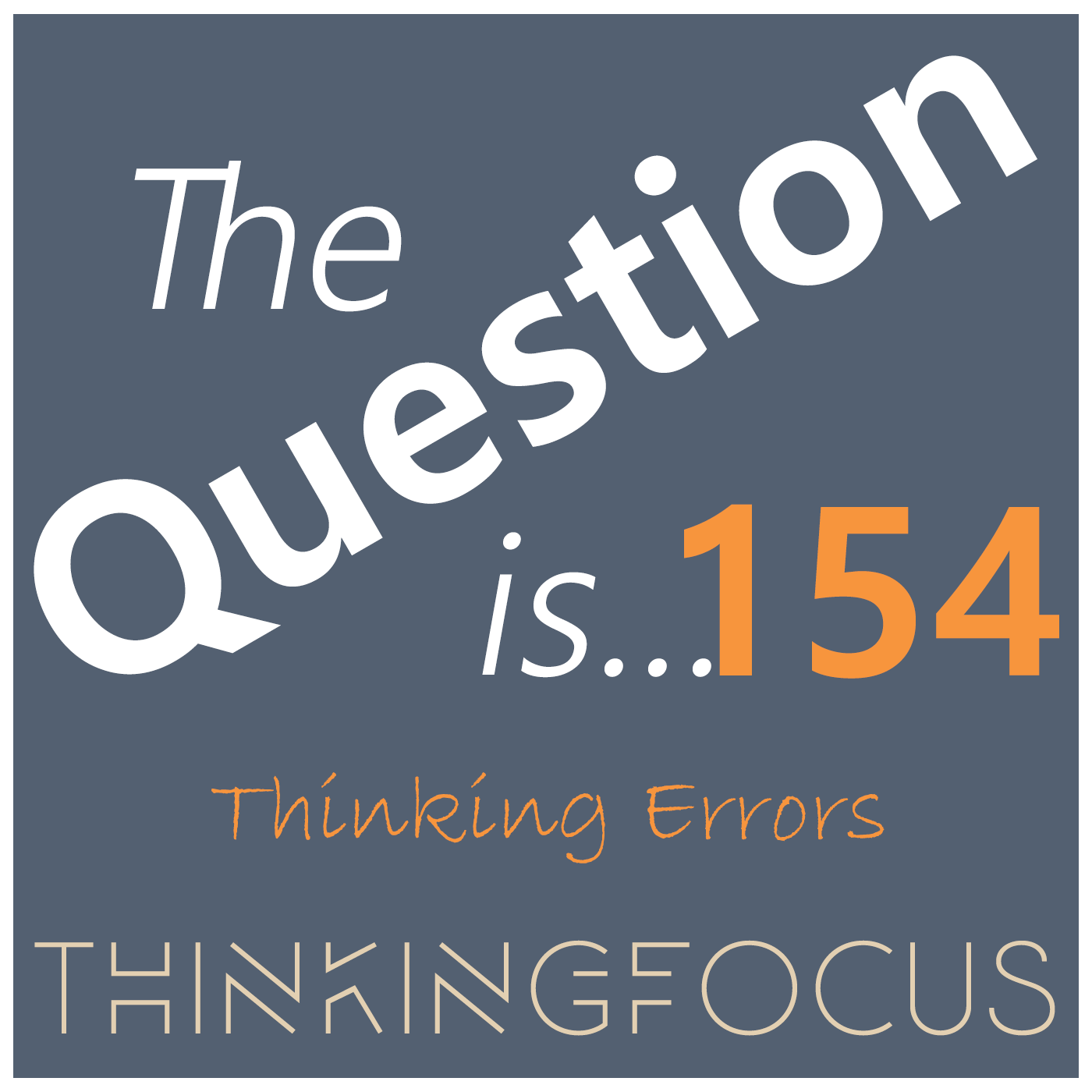 154 - Why do we filter out all the good stuff? 154 - Why do we filter out all the good stuff?