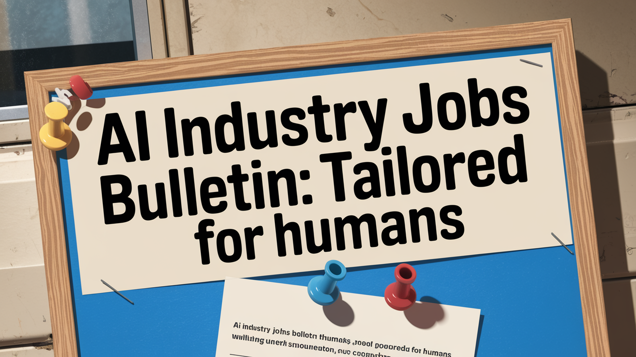 AI World Journal Jobs: AI Industry Jobs Bulletin: Tailored for Humans