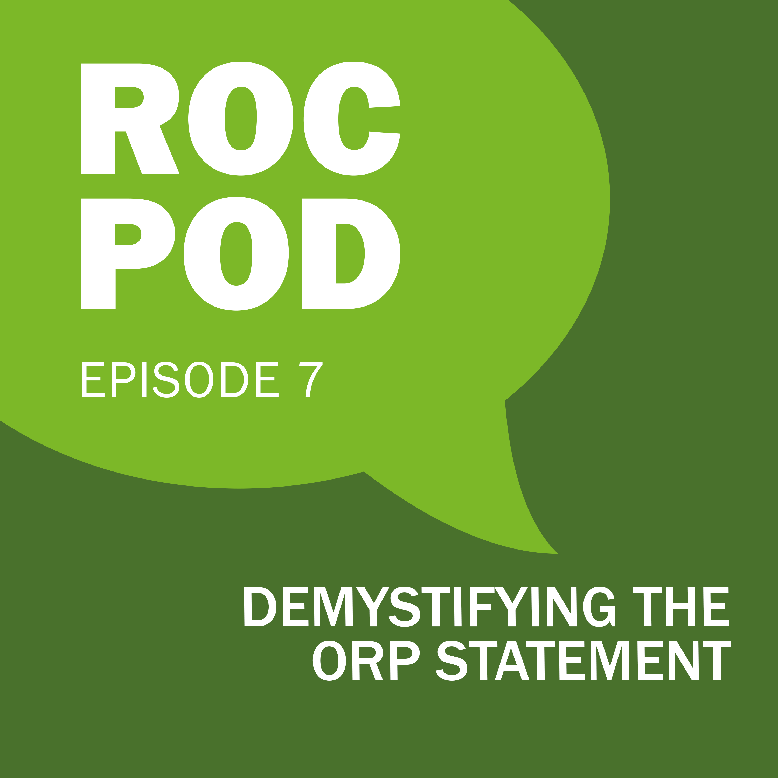 RO pod: Talking about governance of registered organisations