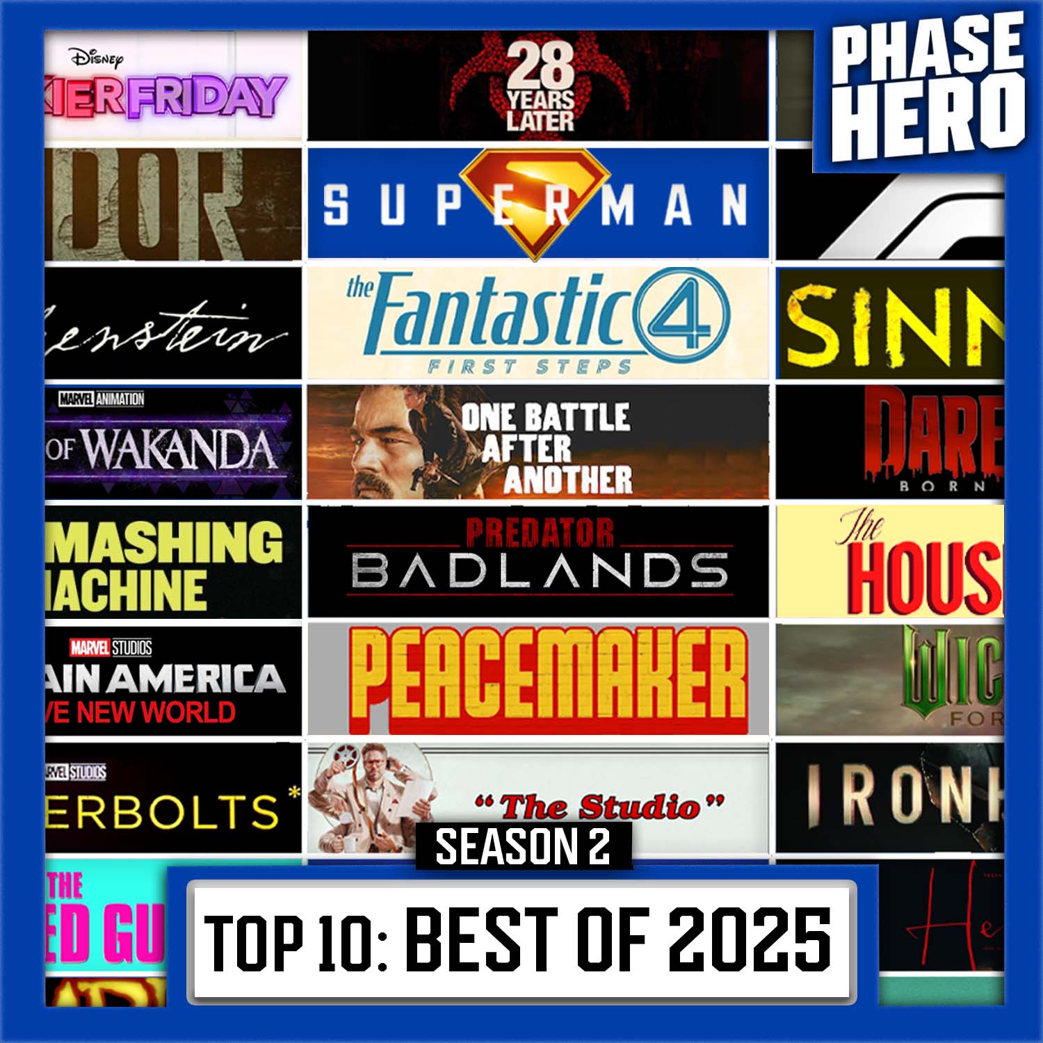 Best of 2025 Movies & TV: Top 10 Rankings Revealed