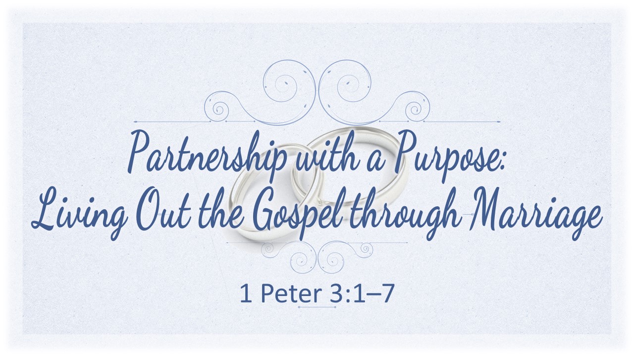 Partnership with a Purpose: Living Out the Gospel thought Marriage (Dr. Chris Bonts) episode artwork