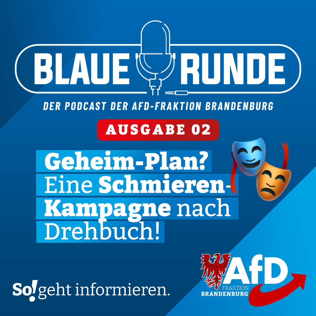 Die Blaue Runde - der Podcast der AfD-Fraktion Brandenburg