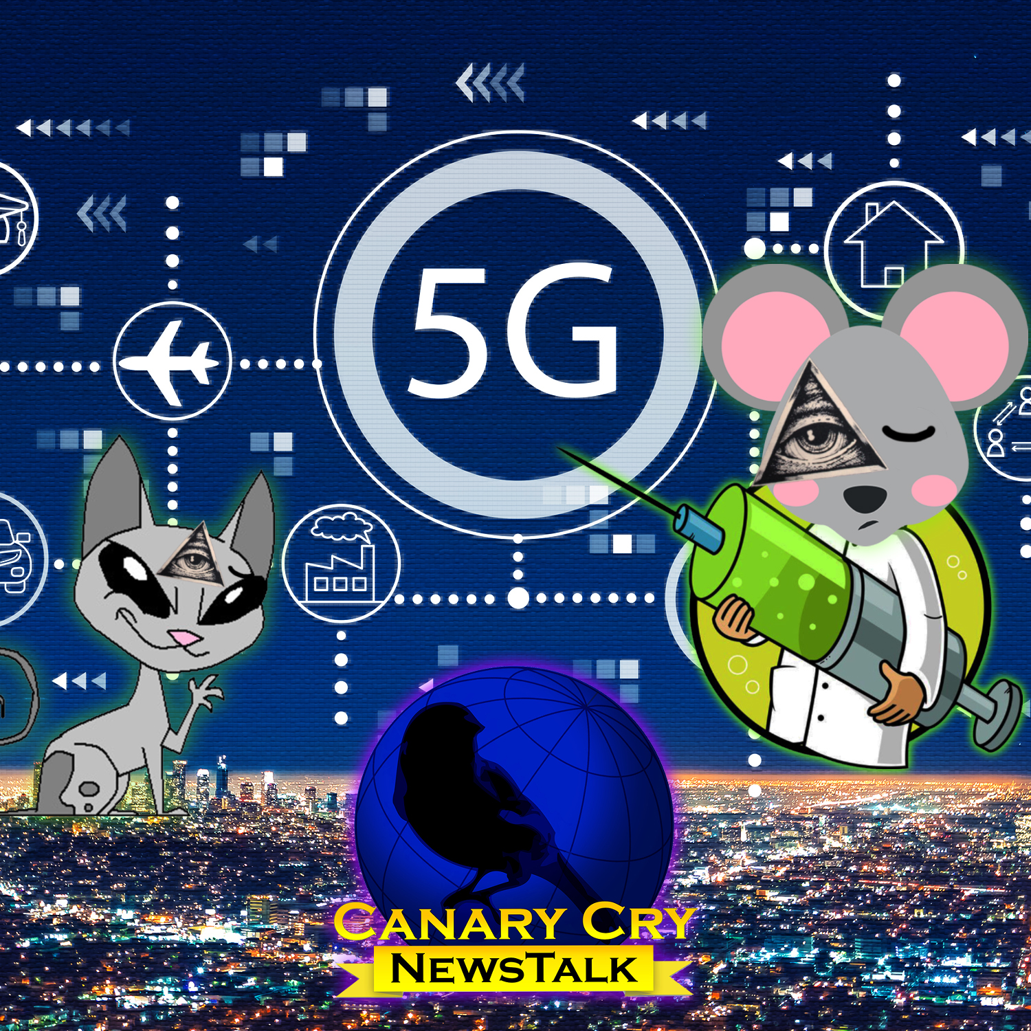 Hybrid Mice, Cat Conspiracy, Whack-chin & Five Gee!