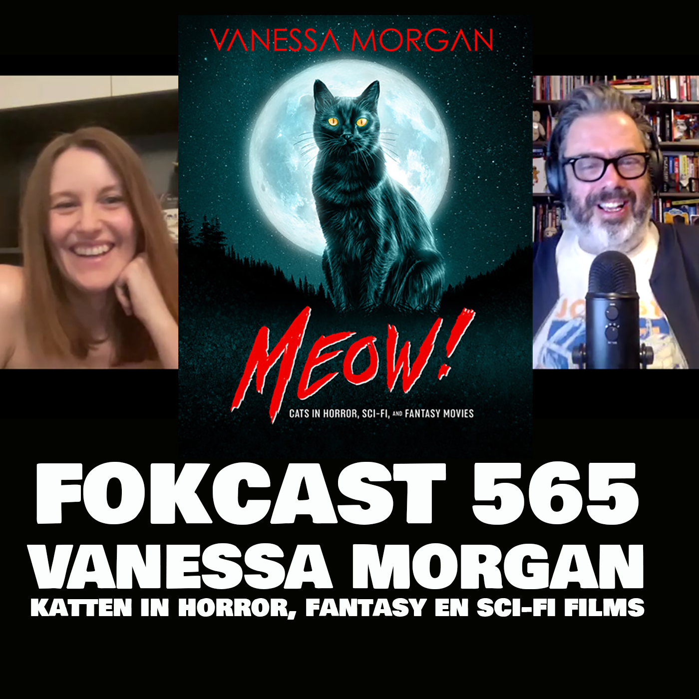 Vanessa Morgan en katten in horror, fantasy en sci-fi films.