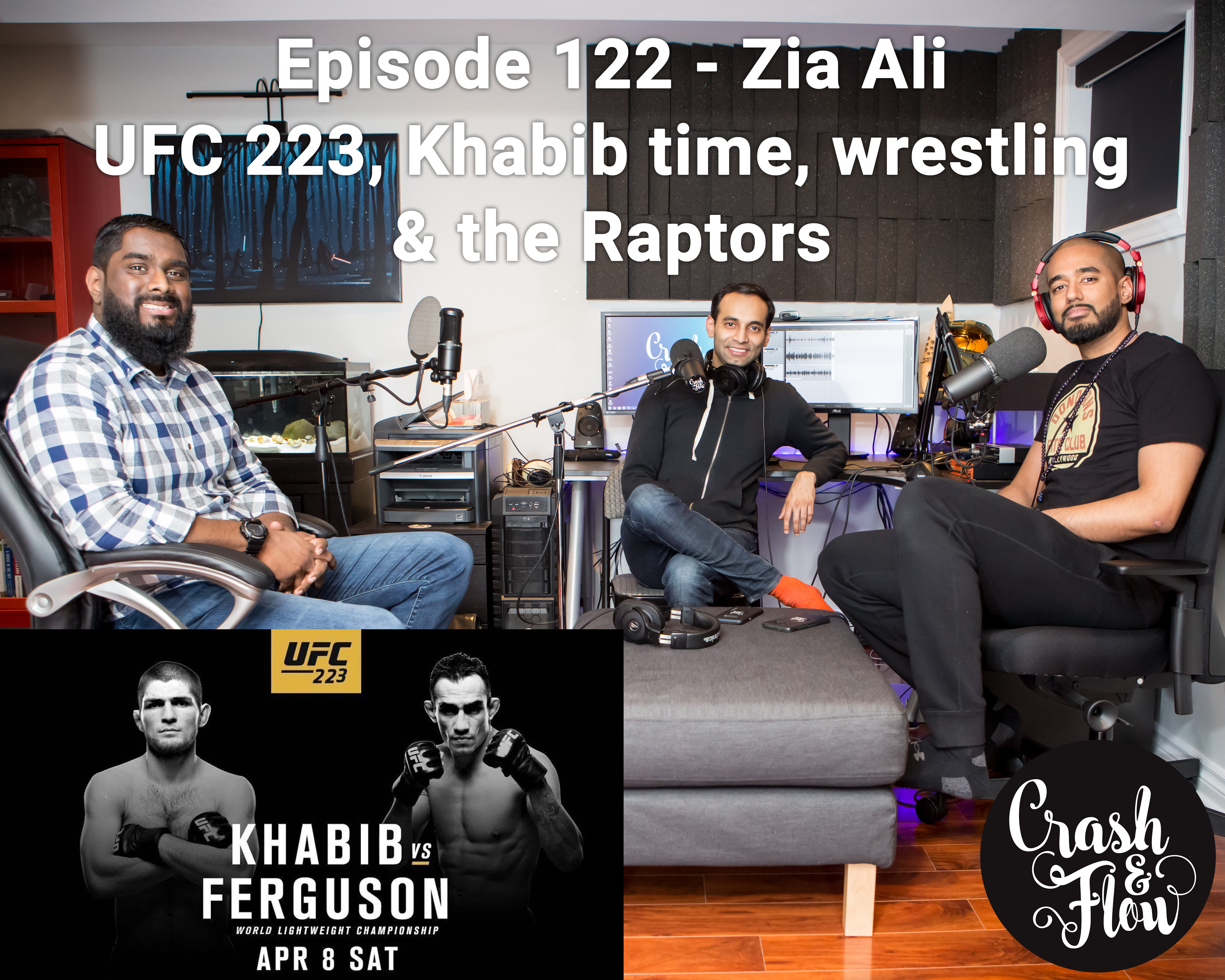 Episode 122 - UFC 223, Khabib time, wrestling & the Raptors episode artwork