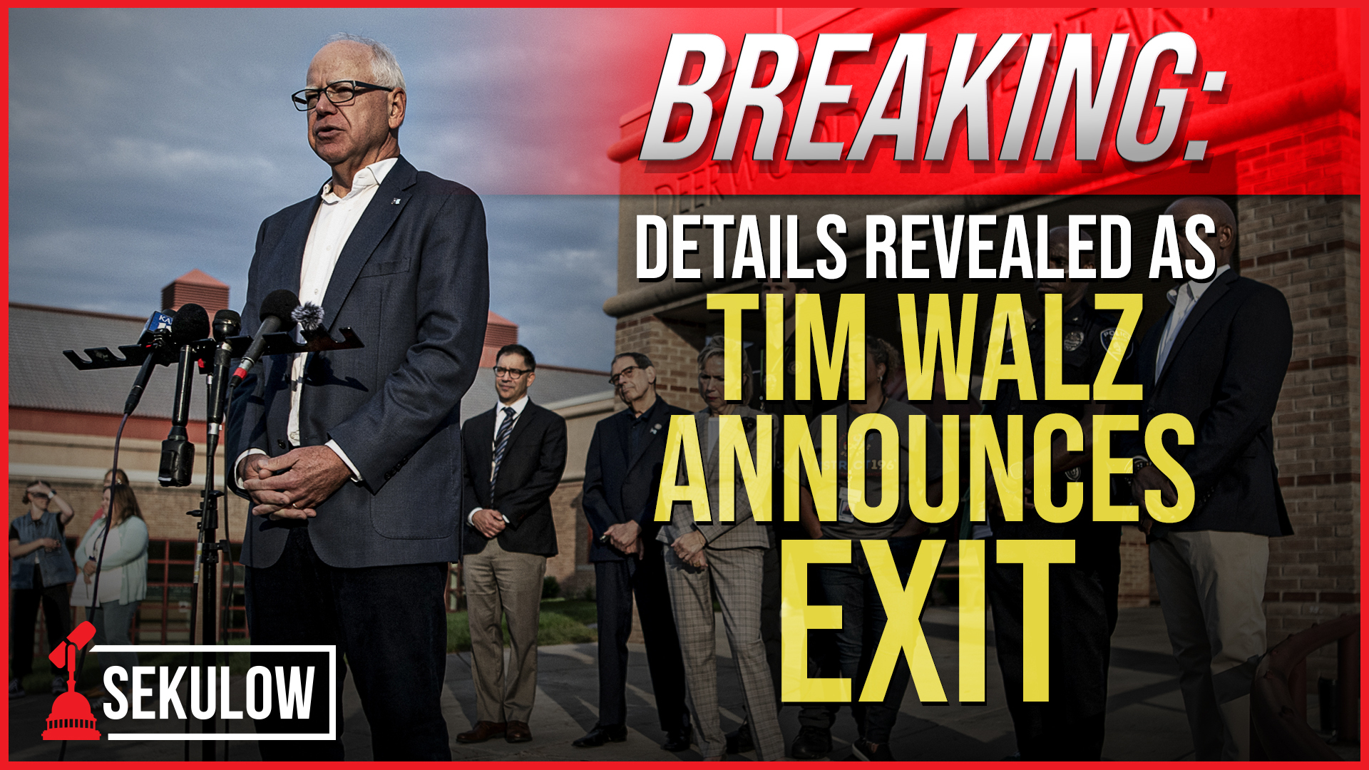 BREAKING: Details Revealed as Tim Walz Announces Exit