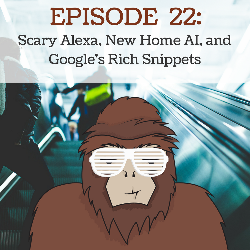 EP 22 - Scary Alexa New Home AI and Googles Rich Snippets