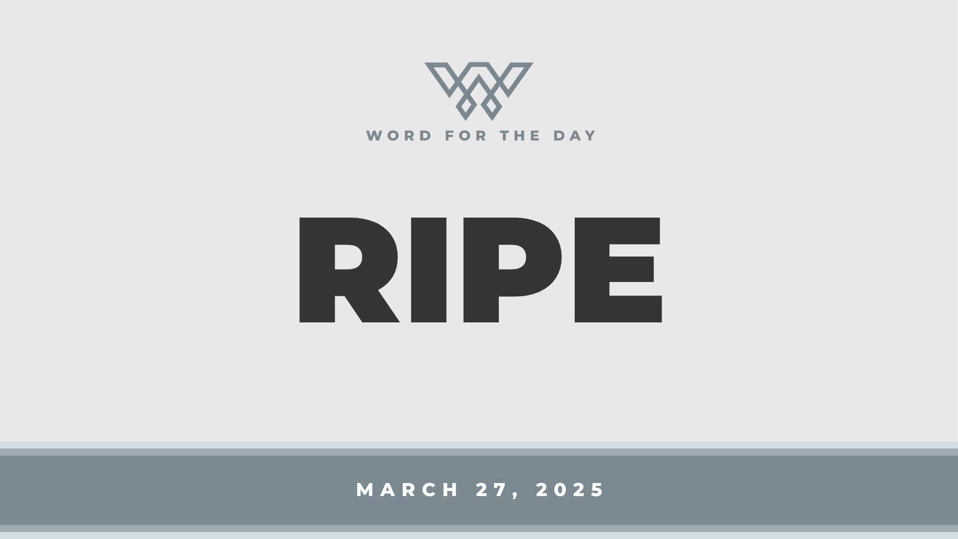 Ripe