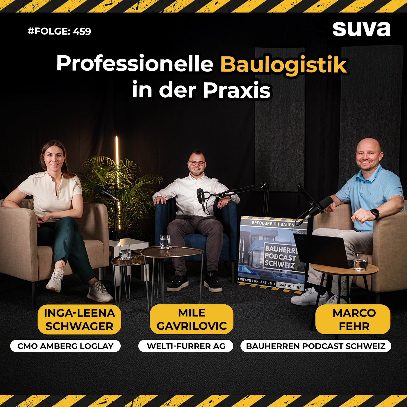 Professionelle Baulogistik in der Praxis und ihr Einfluss auf den Lastentransport - Mile Gavrilovic (Welti-Furrer AG) und Inga-Leena Schwager (Amberg Loglay) #459