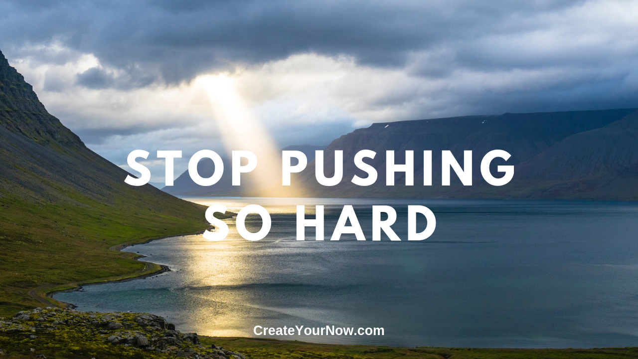 1627 Stop Pushing So Hard!