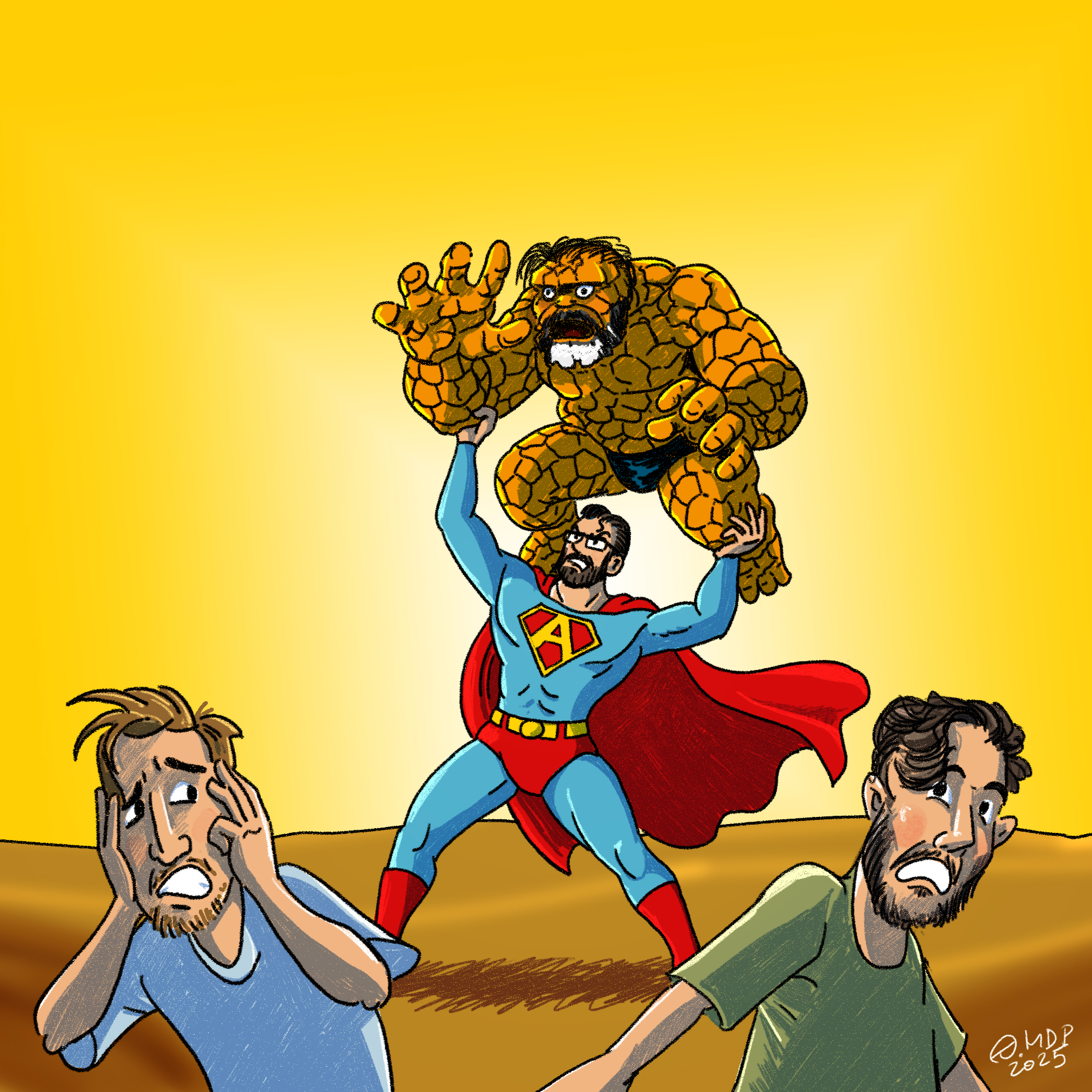 Alex Agnew: Superman vs Fantastic Four: First Steps met extra gasten Jens en Jonas.