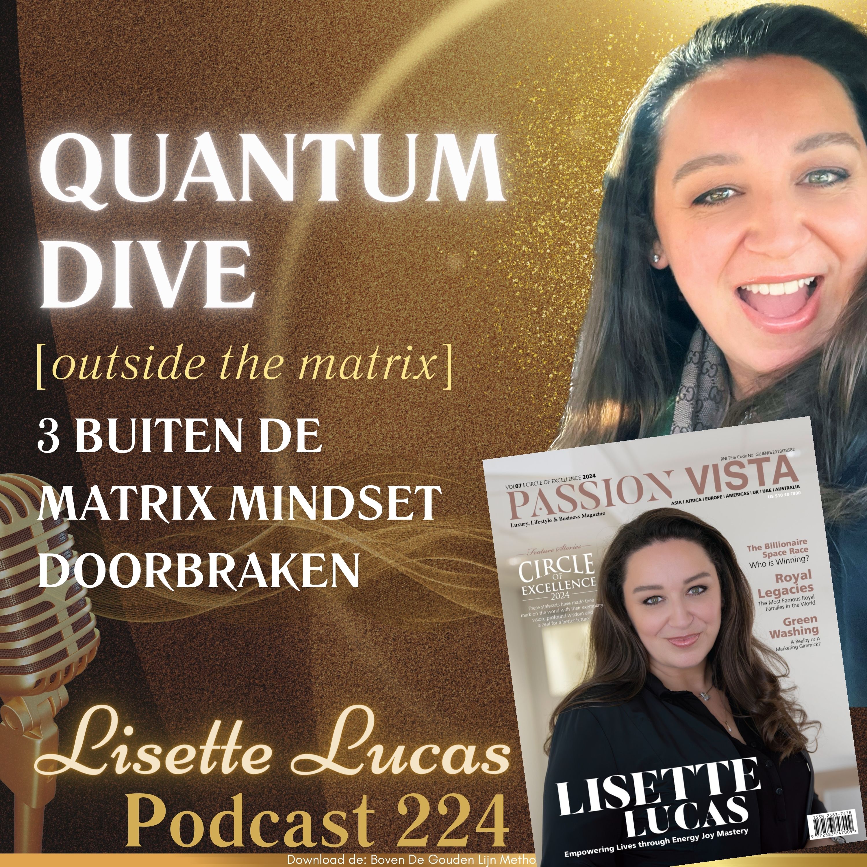 Lisette Lucas Podcast | Shift naar EnergyJoy & High Frequency Mastery