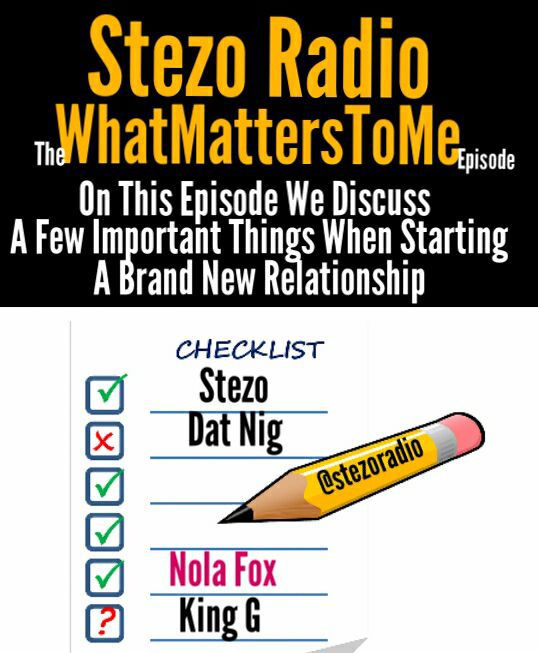 Stezo Radio-TheWhatMattersToMeEpisode