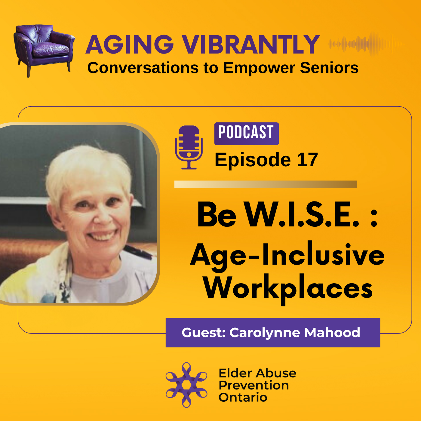 Aging Vibrantly : Conversations to Empower Seniors