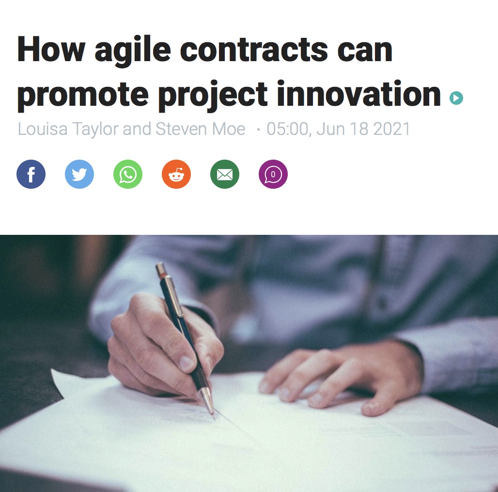 How agile contracts can promote project innovation