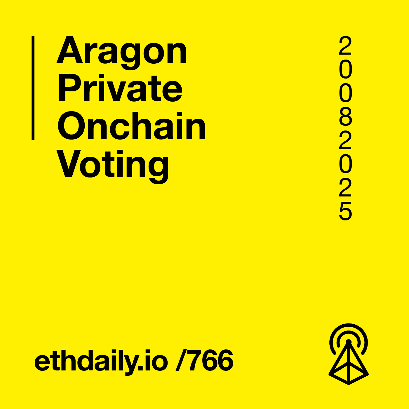 Aragon Private Onchain Voting