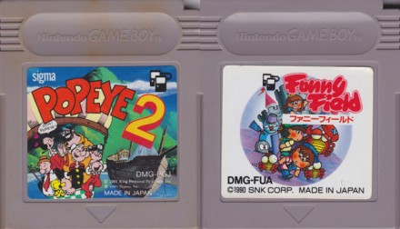 Game Boy Crammer #1: POPEYE 2 & FUNNY FIELD