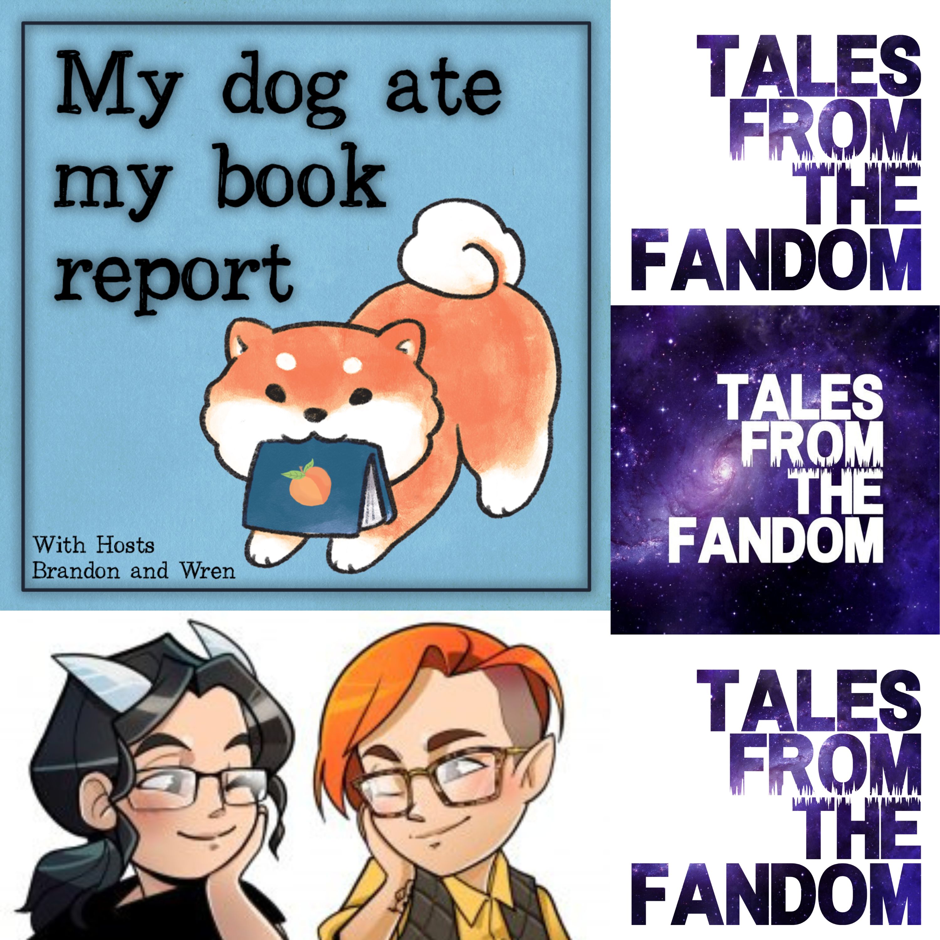 Episode 328: Brandon & Wren of My Dog Ate My Book Report talk Star Trek, Final Fantasy, Gunpla, and their podcast about books