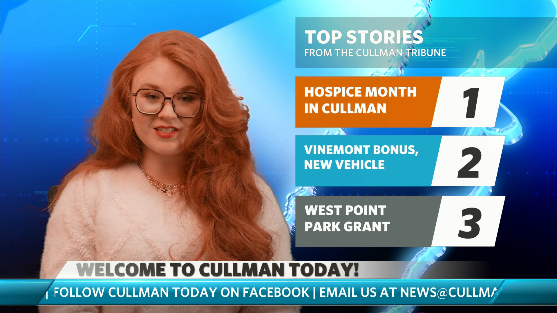 Hospice Month in Cullman | Vinemont bonus and I-65 fixes | West Point park grant Hospice Month in Cullman | Vinemont bonus and I-65 fixes | West Point park grant