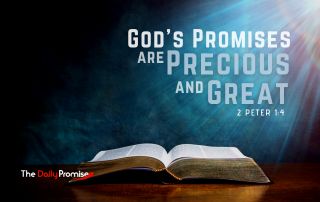 God's Promises are Precious and Great