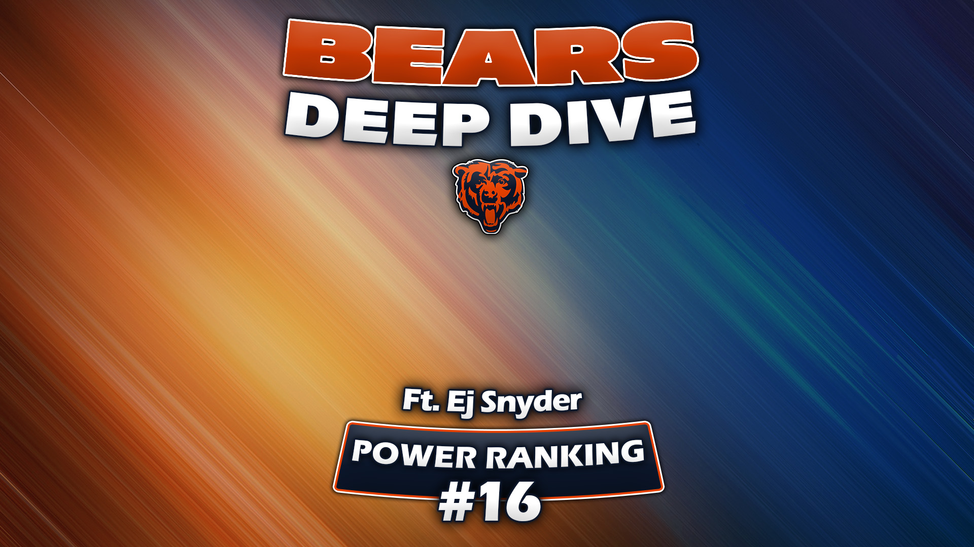 A Deep Dive Into The 2025 Chicago Bears (Ft. Ej Snyder)