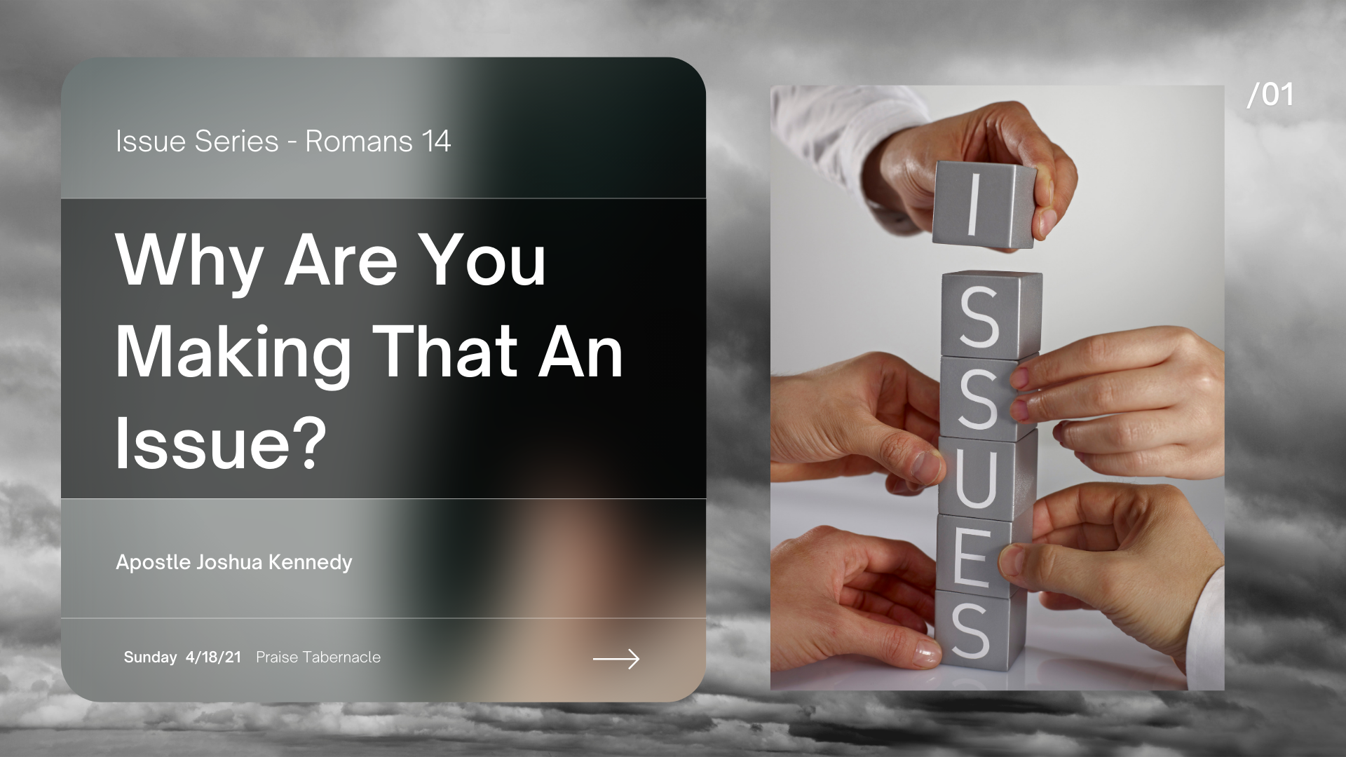 Why Are You Making That An Issue? Romans 14 Issues Series