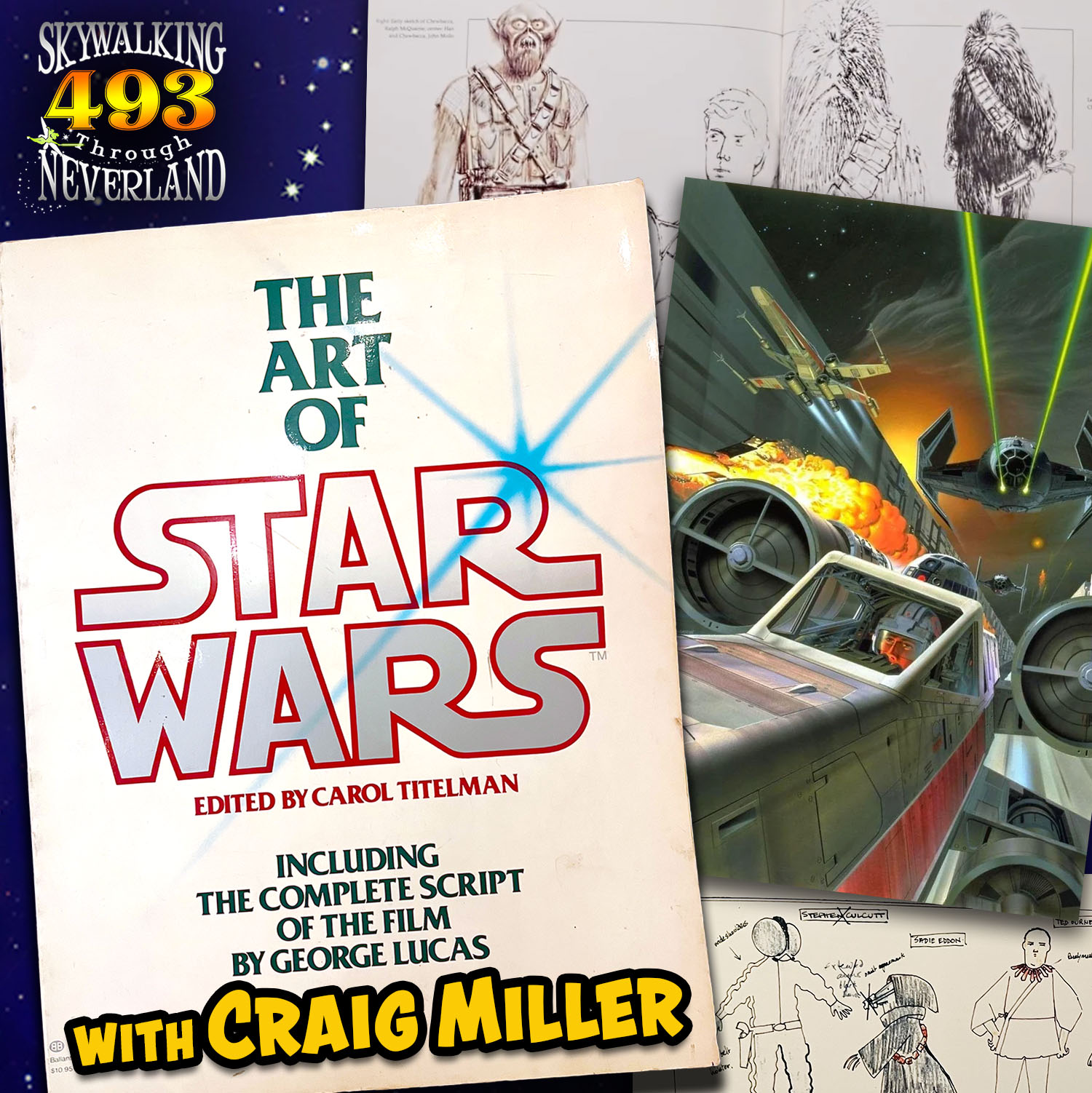 cover of episode 493: The Art of Star Wars with Craig Miller