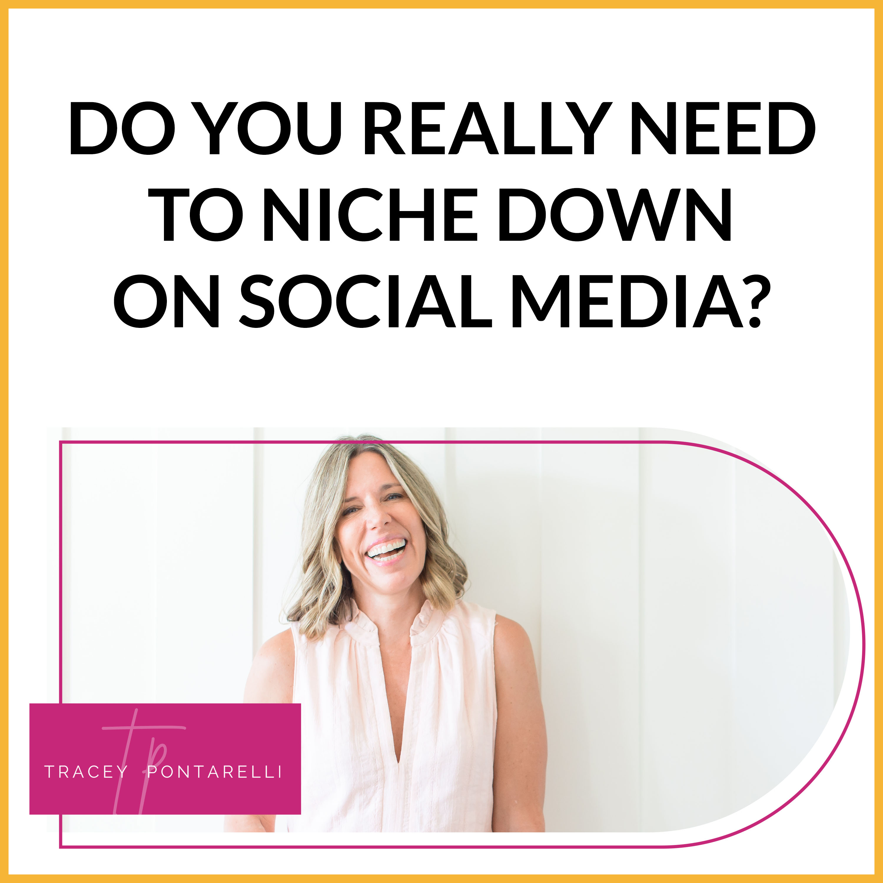 Do you really need to niche down on social media?
