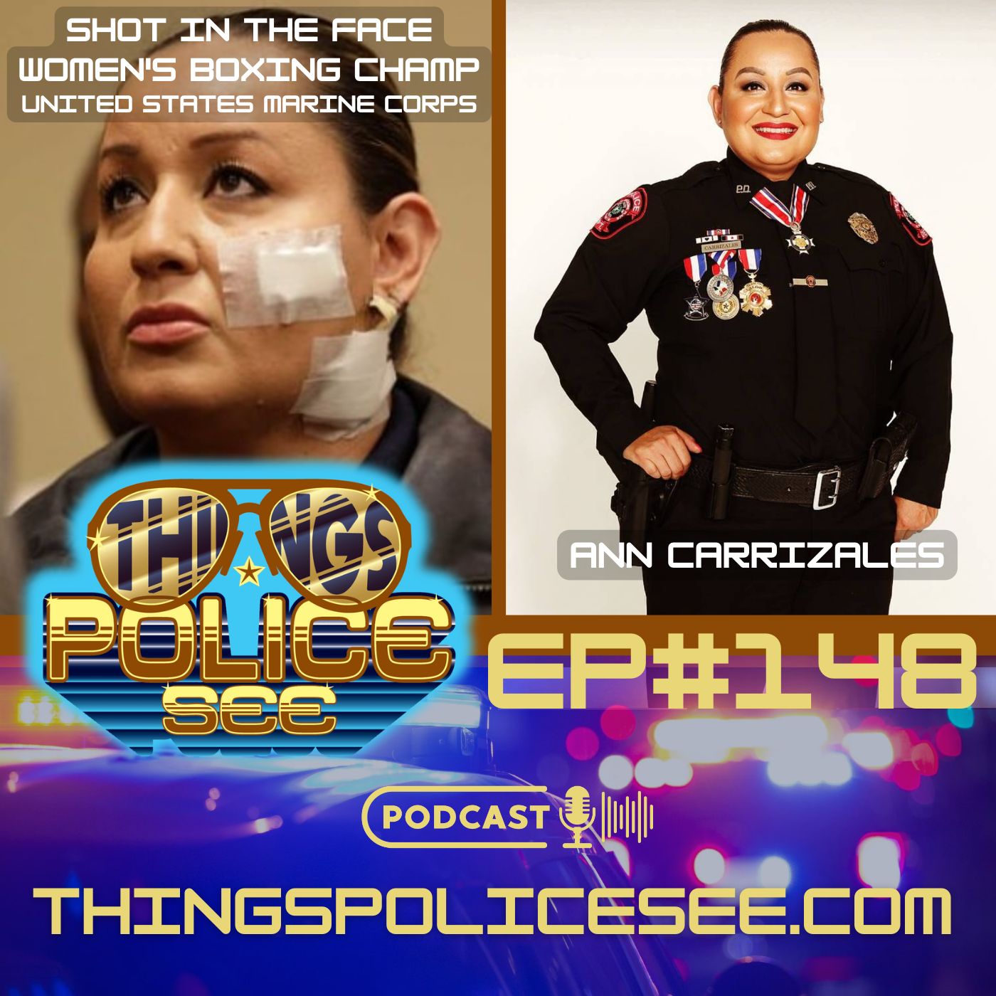 Shot In The Face And Breast, USMC Boxing Champ - Ann Carrizales