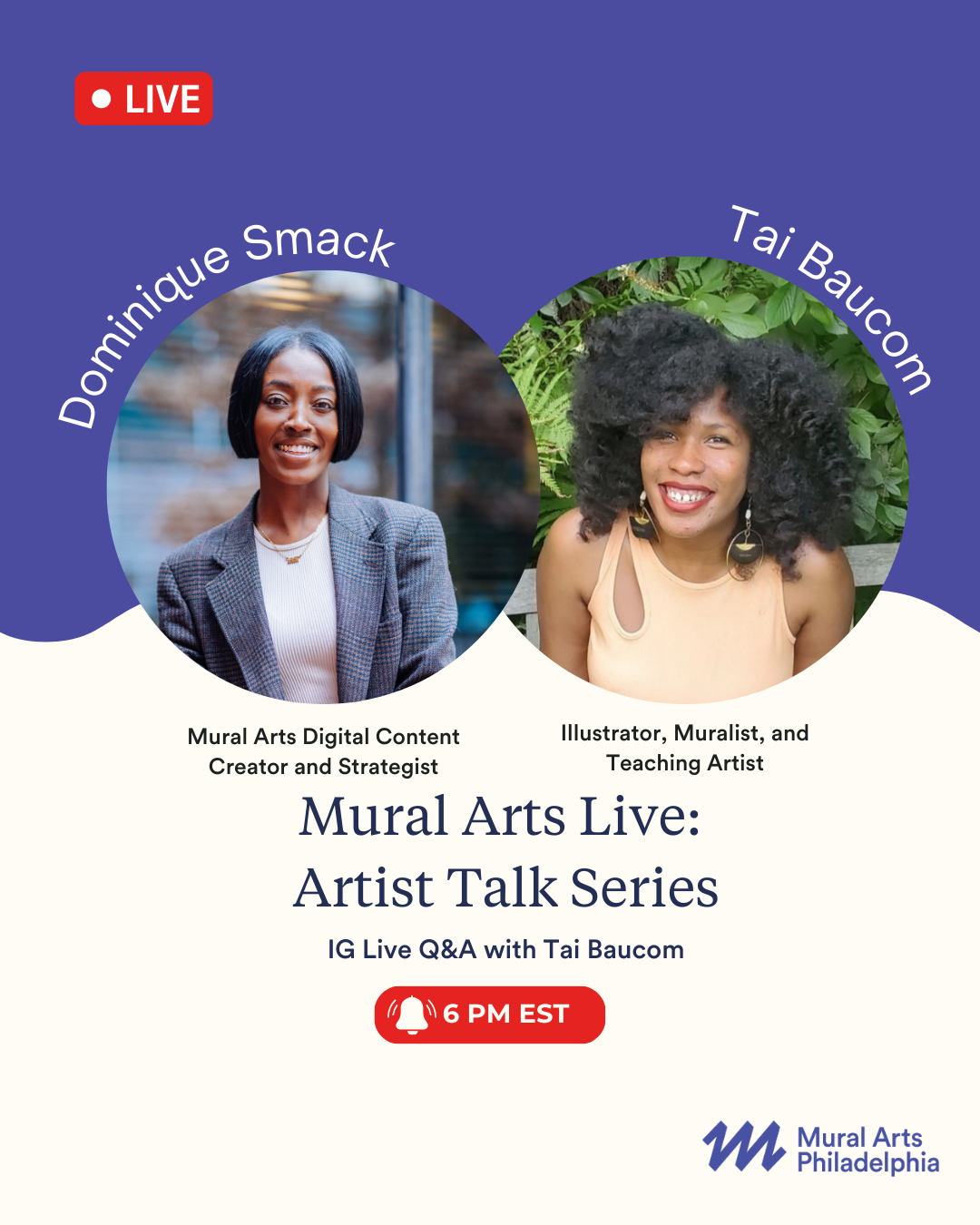 Mural Arts Live Featuring Tai Corriente Baucom