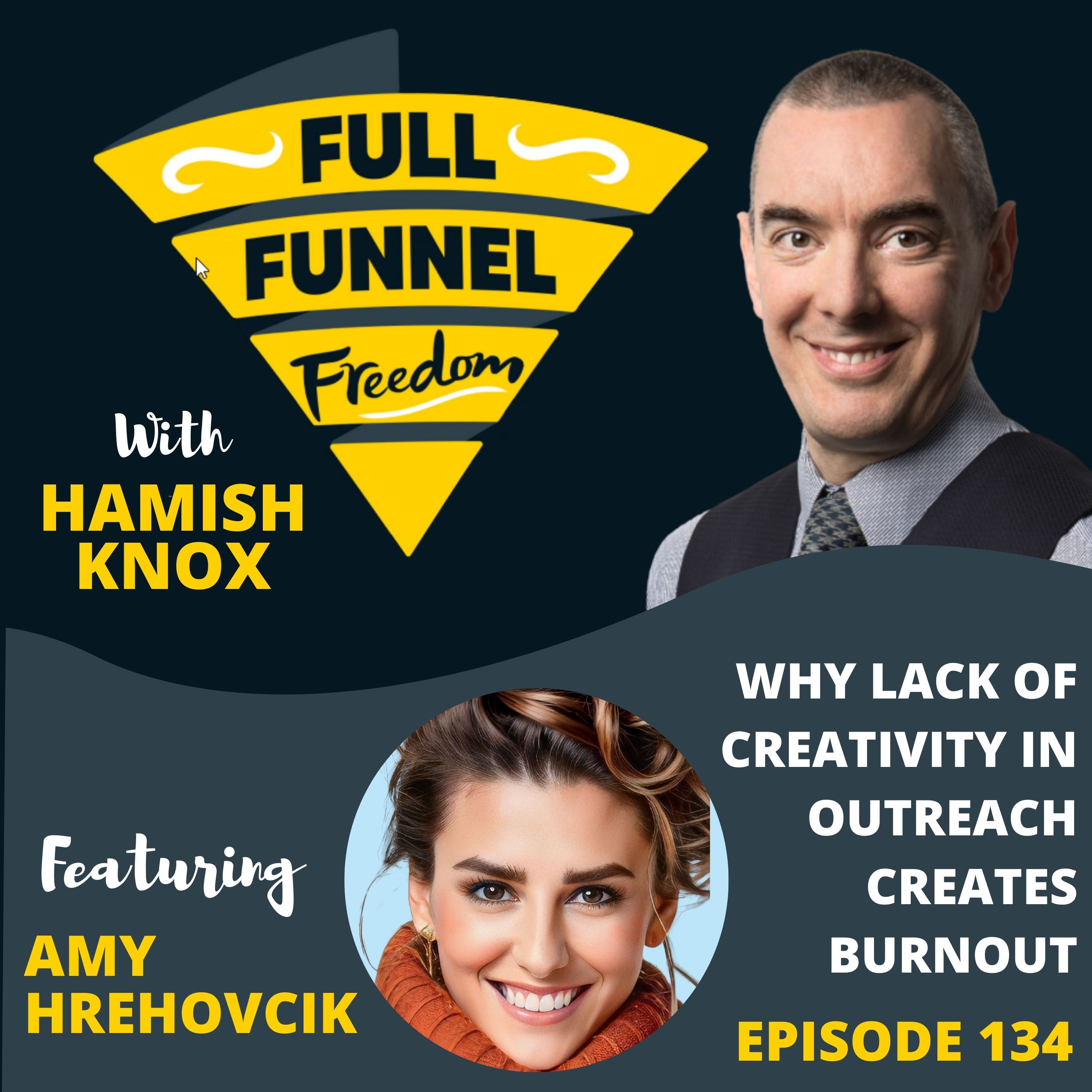 134. Why Lack of Creativity in Outreach Creates Burnout with Amy Hrehovcik