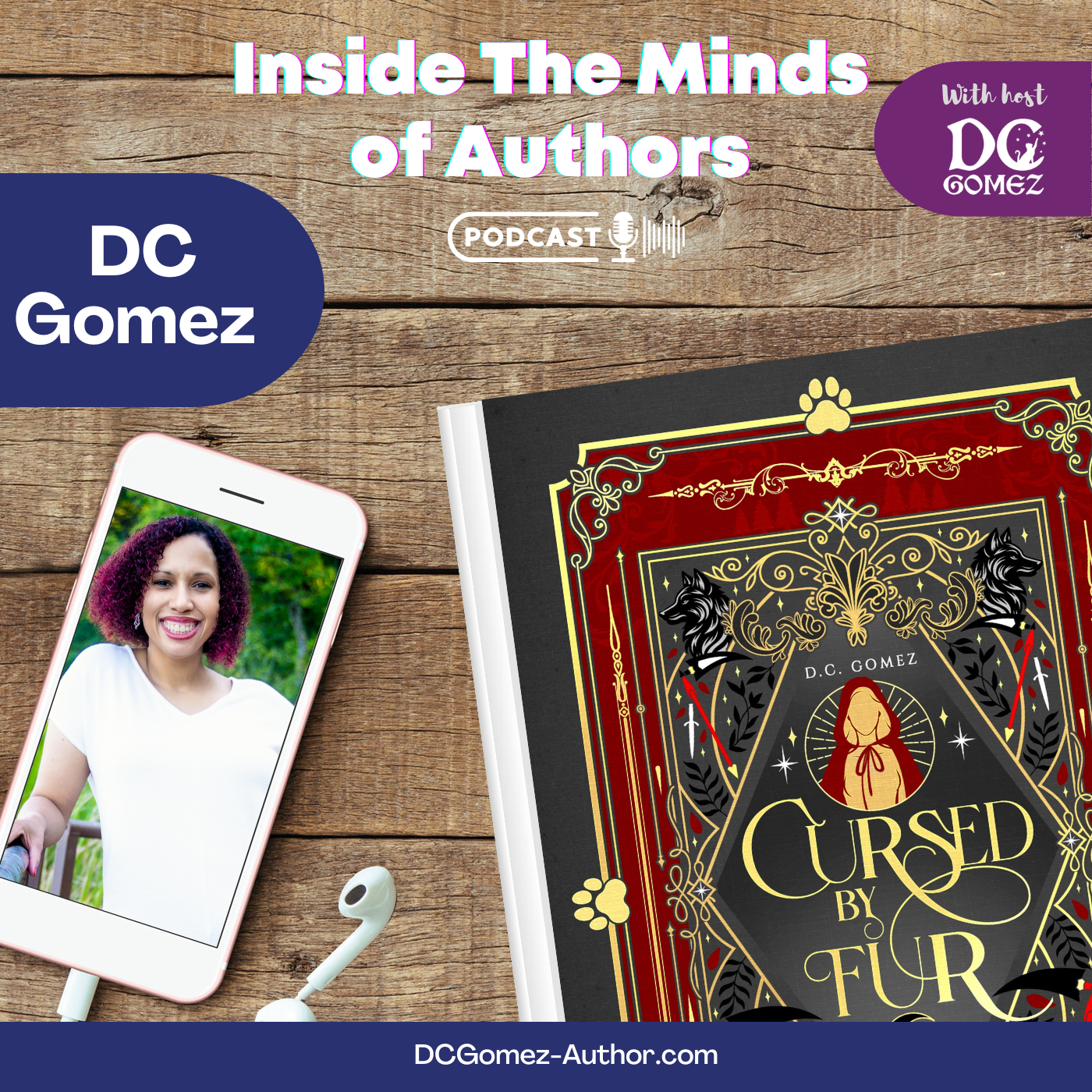 DC Gomez, Podcast Host and Award-Winning Author