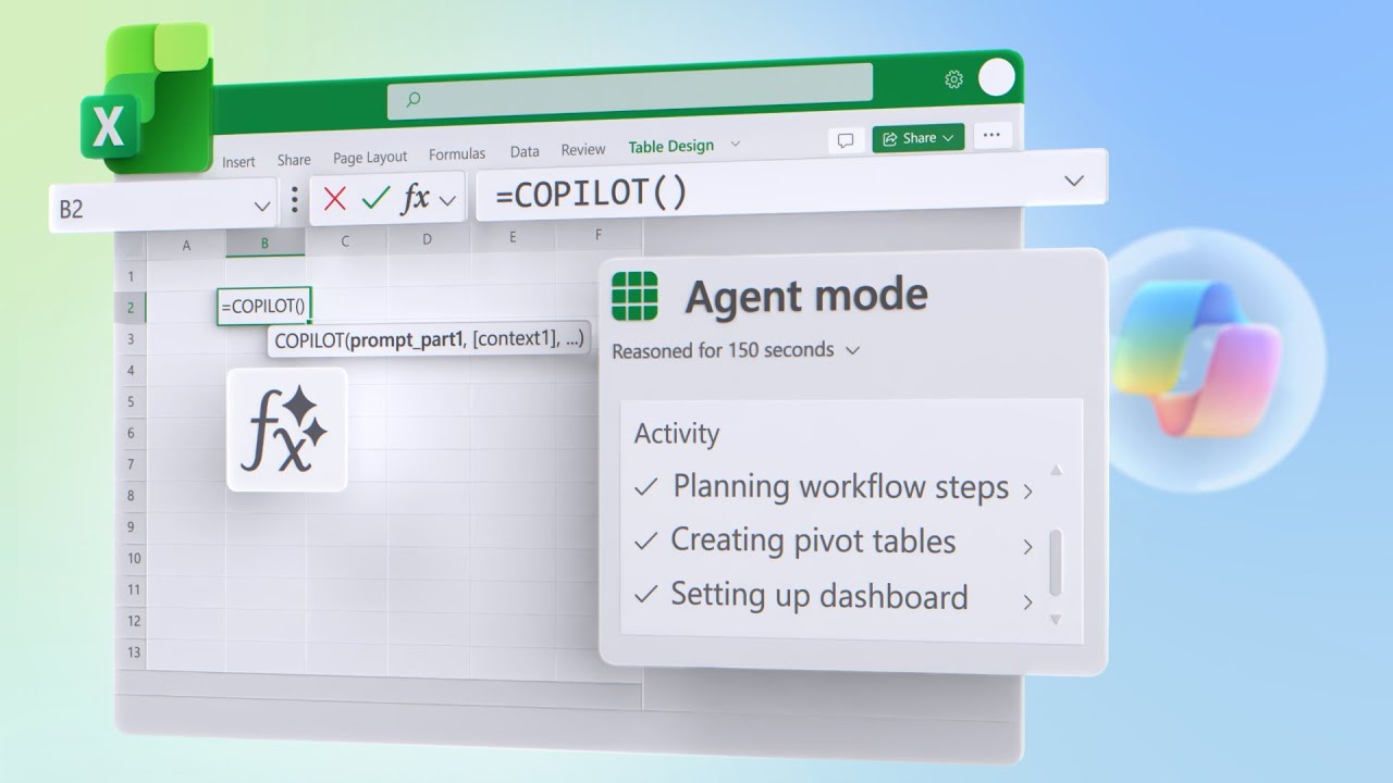 Microsoft Excel Power User Updates | Agent Mode, Copilot Function & Formula AI