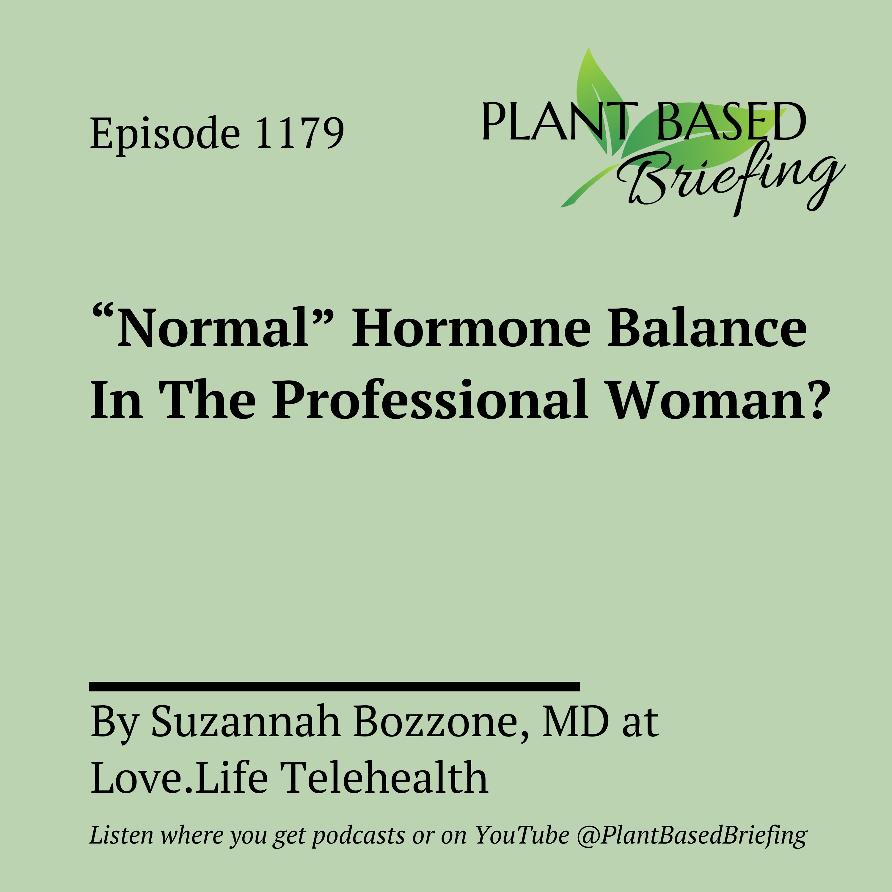 Plant Based Briefing