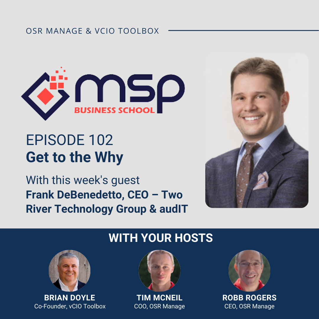 cover of episode Frank DeBenedetto, Two River Technology Group & audIT – Get to the Why