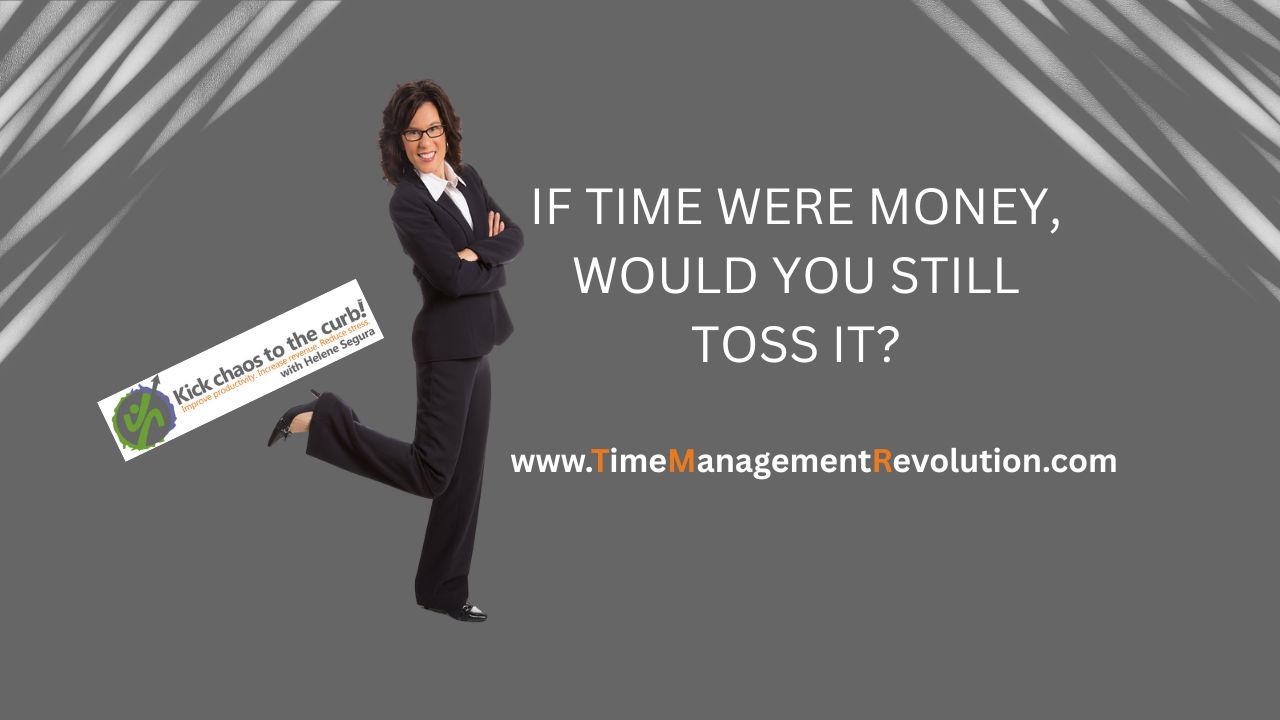 Your Time Management Revolution - productivity tips from The Inefficiency Assassin, Helene Segura