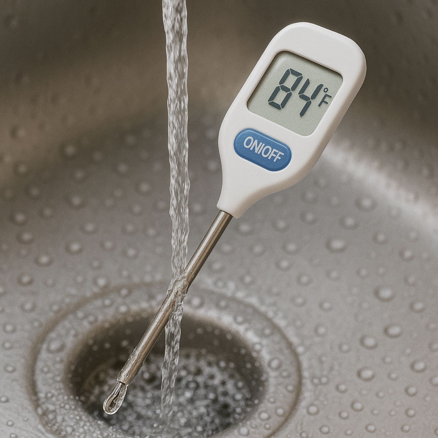 865. Cleaning a Food Thermometer With Just Water