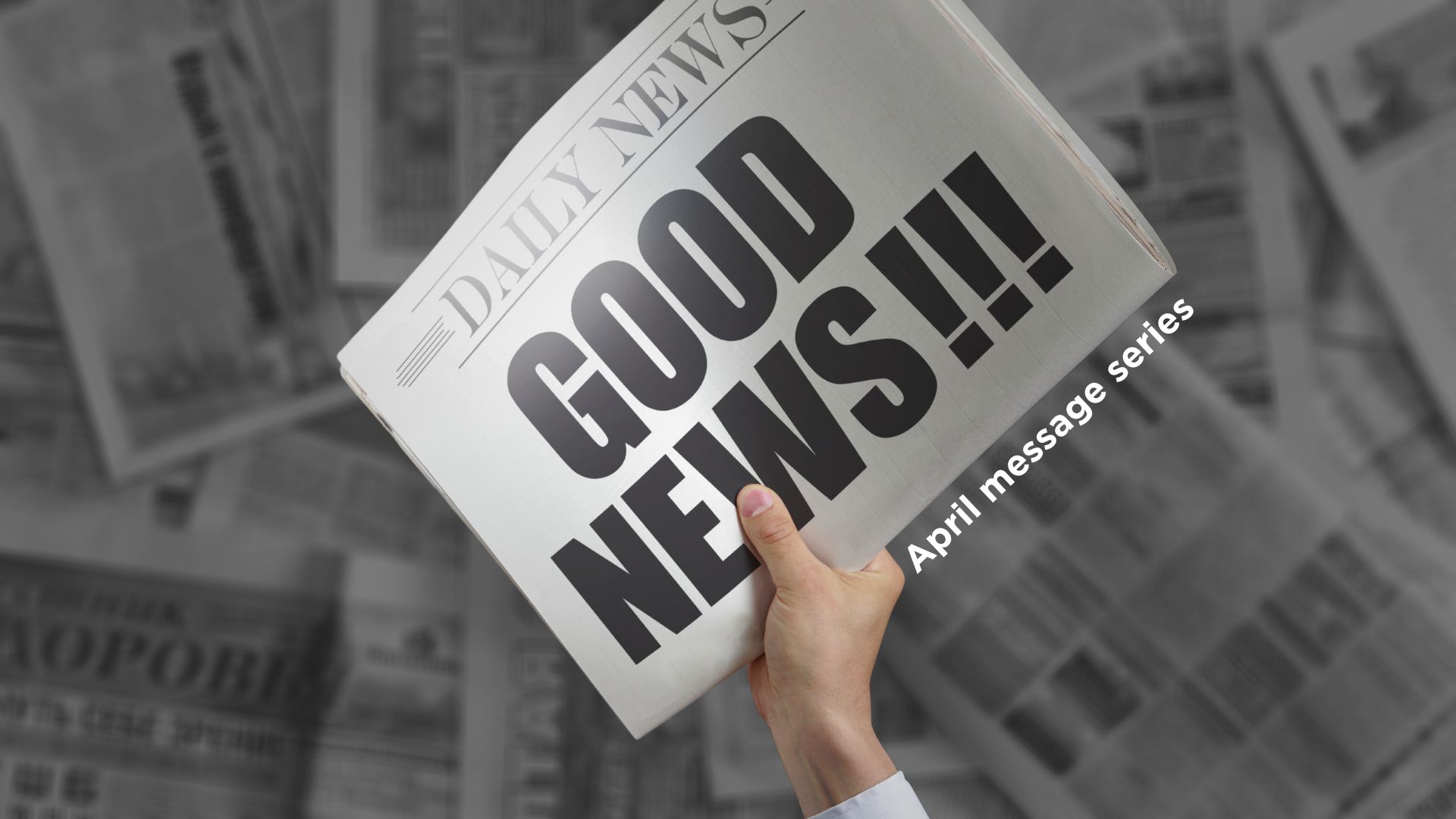 4.28.24 Good News: Finish Strong