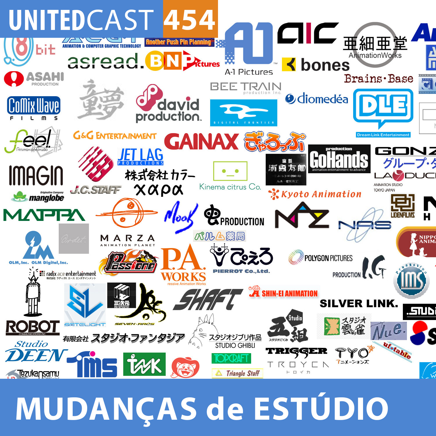 UNITEDcast # 454 - TROCAS de ESTÚDIO dos ANIMES SÃO RUINS?