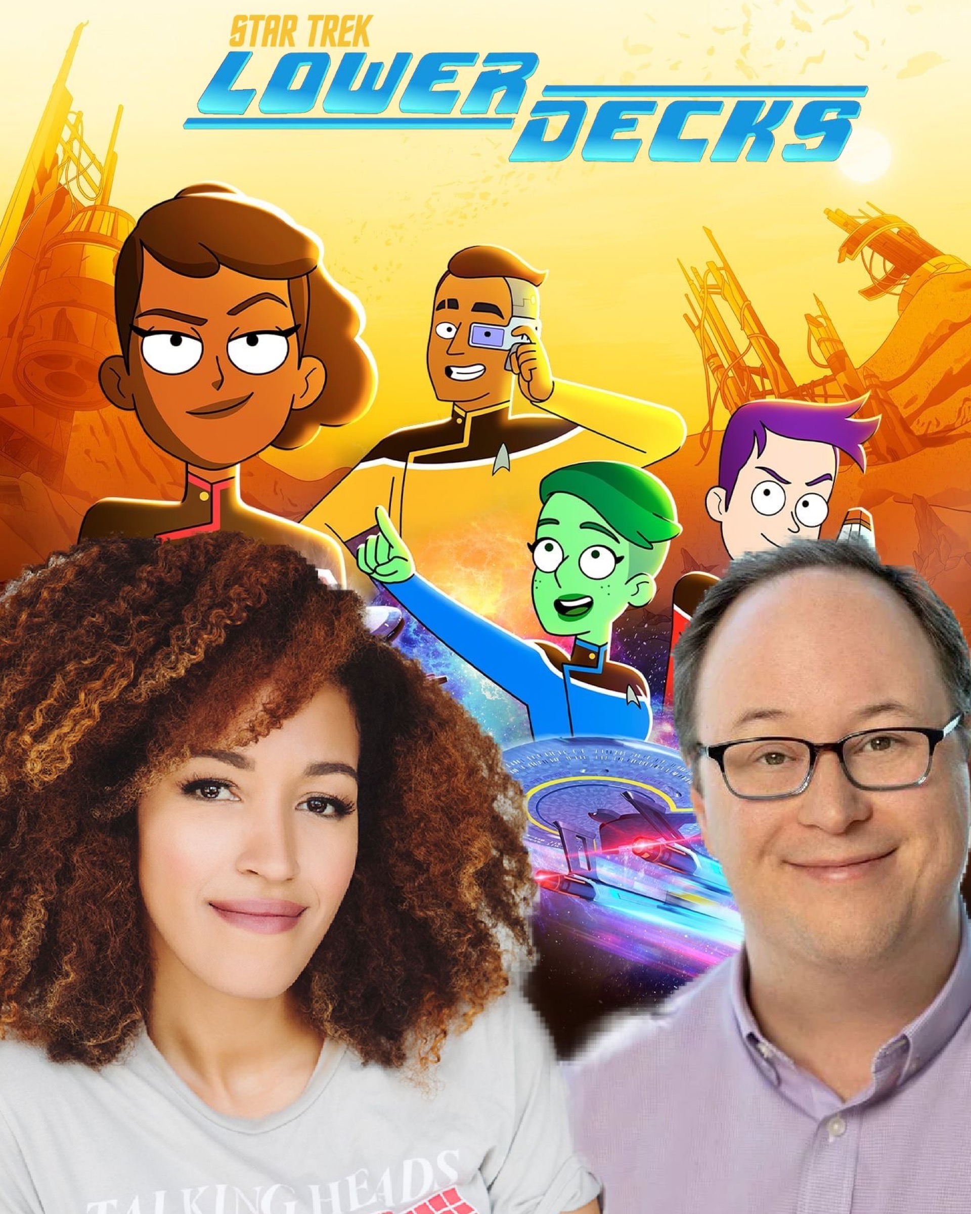 Episode 356 - Star Trek Lower Decks Season 3 with Tawny Newsome & Mike McMahan