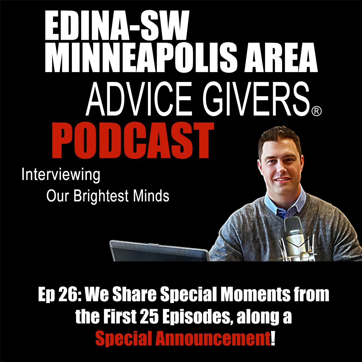 Edina-SW Minneapolis Advice Givers (R) | Inspiring  Entrepreneurs & Leaders in Edina, Minnesota