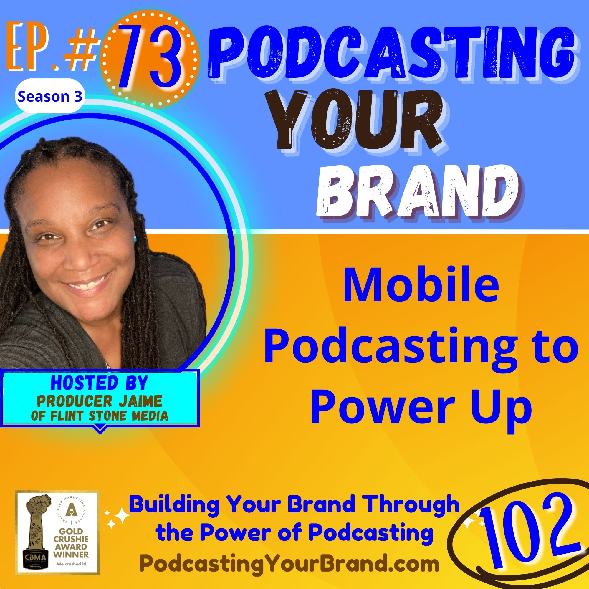 Podcasting Your Brand - Episode 73: Mobile Podcasting to Power Up (Podcasting 102)