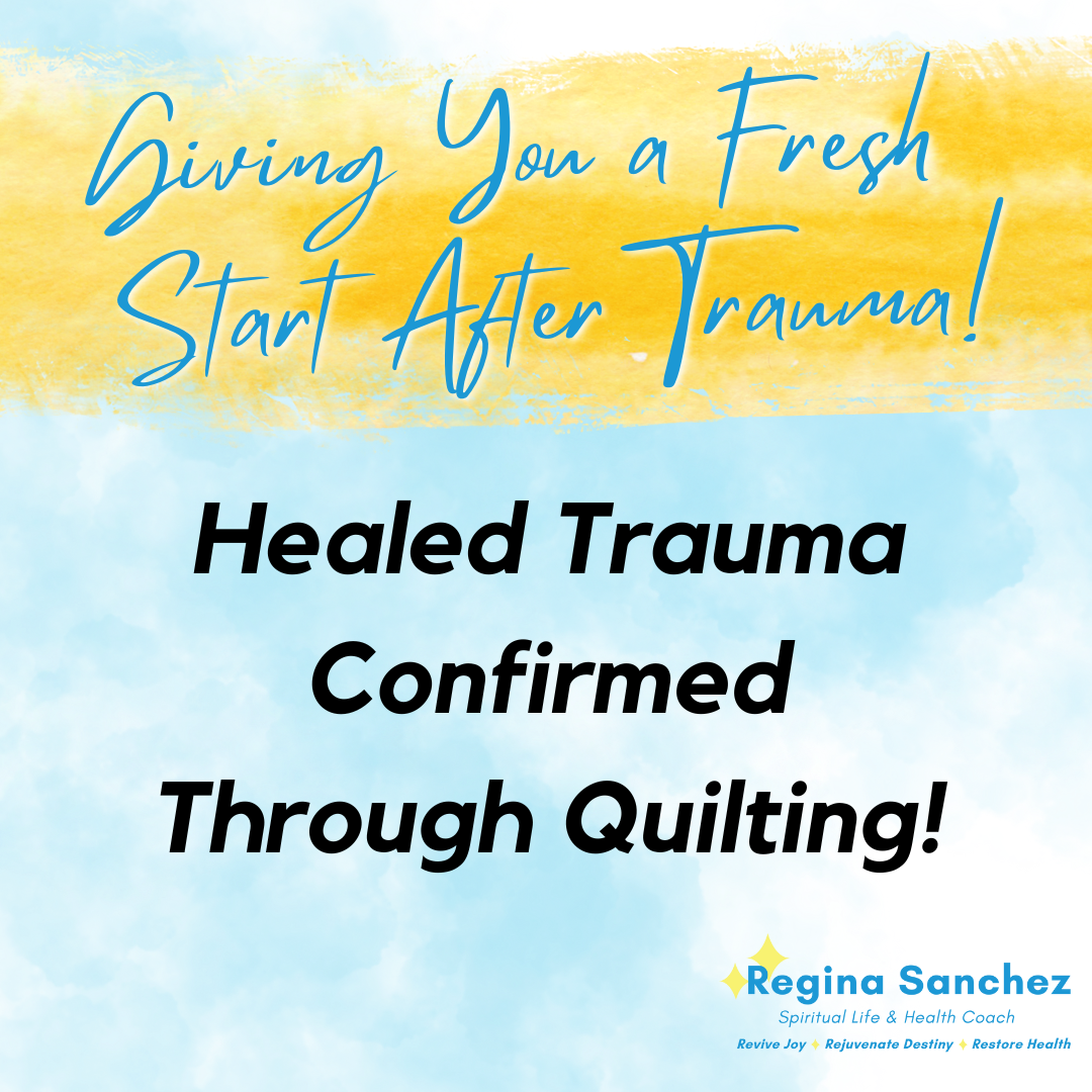 Giving You a Fresh Start After Trauma! Walk in Peace & Joy! Be Free Emotionally!
