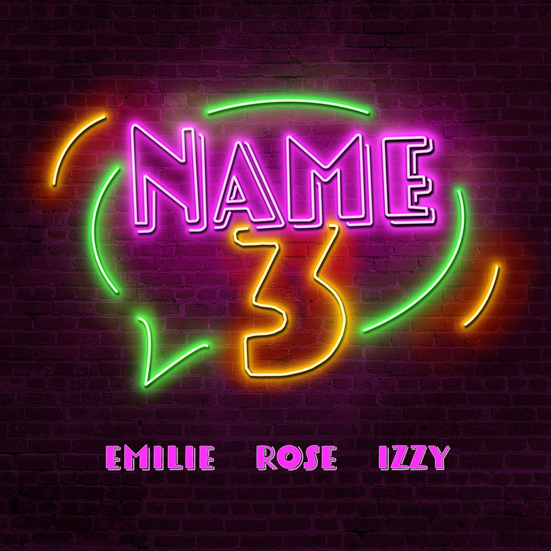 Name Three With Emilie, Rose, and Izzy