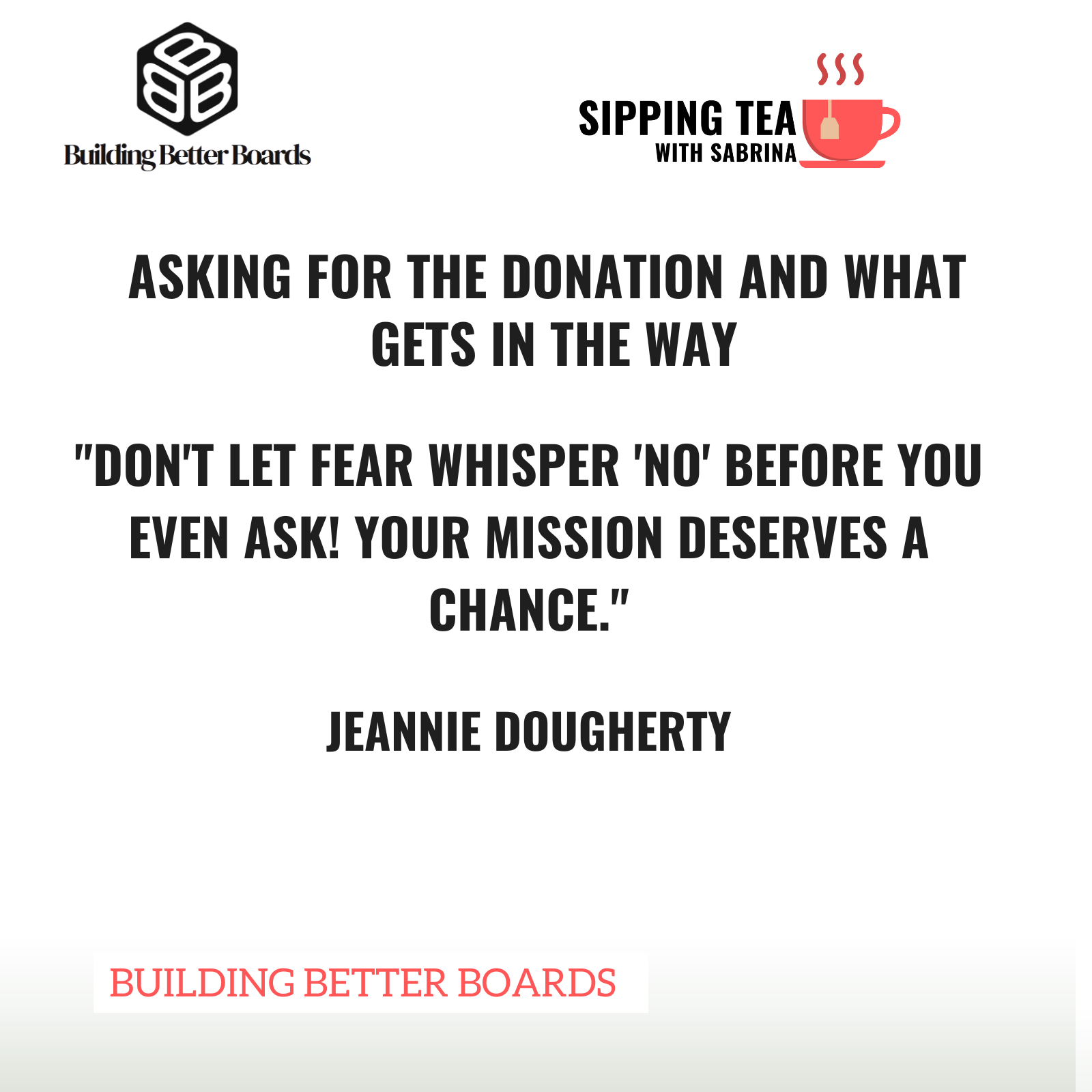 Asking for the Donation and What Gets in the Way (Part 2)