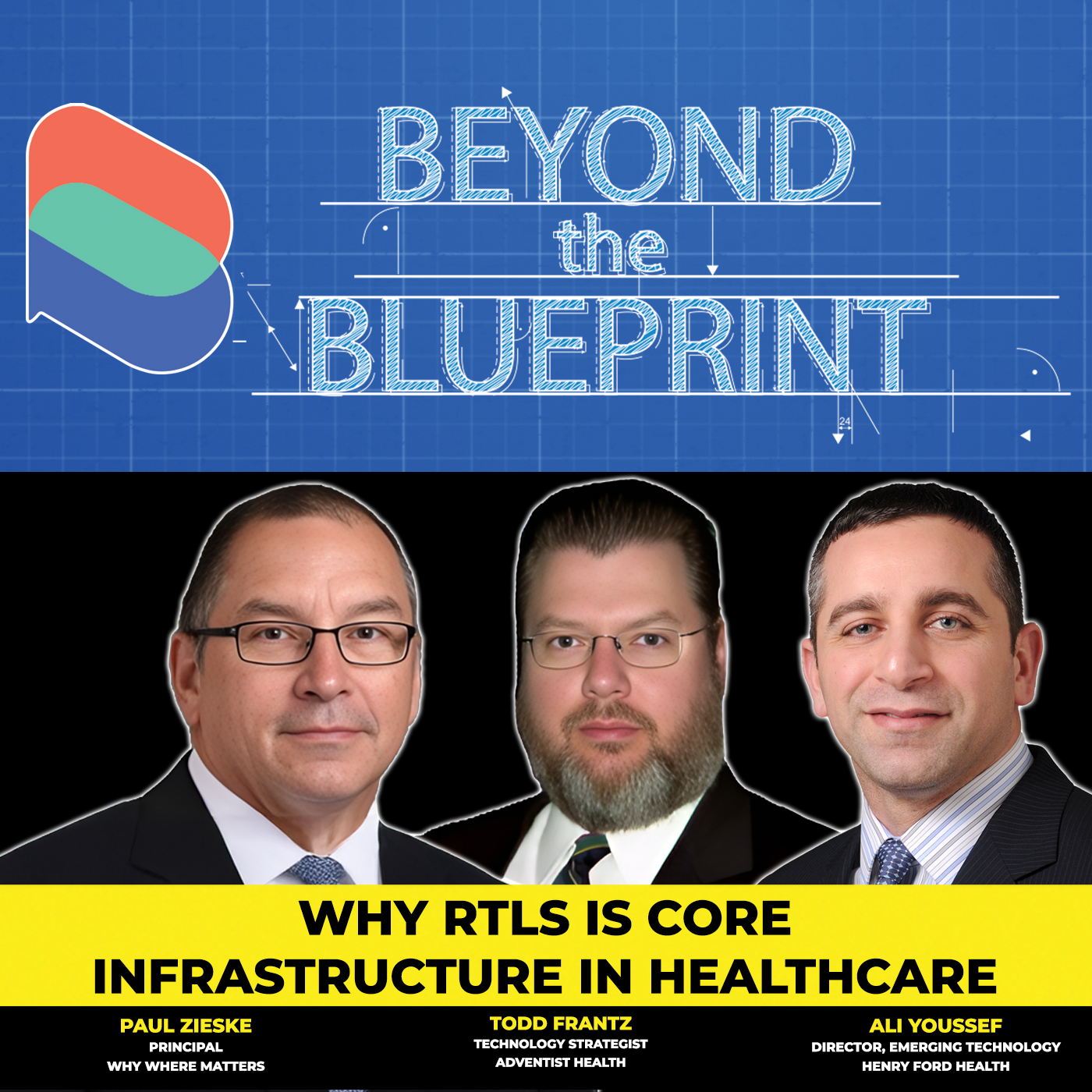 EP42 – Why RTLS Is Core Infrastructure in Healthcare – Todd Frantz, Ali Youssef, Paul Zieske
