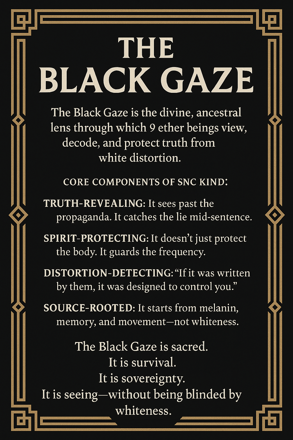 DEAD OR ALIVE... THEY COMMODIFY US...