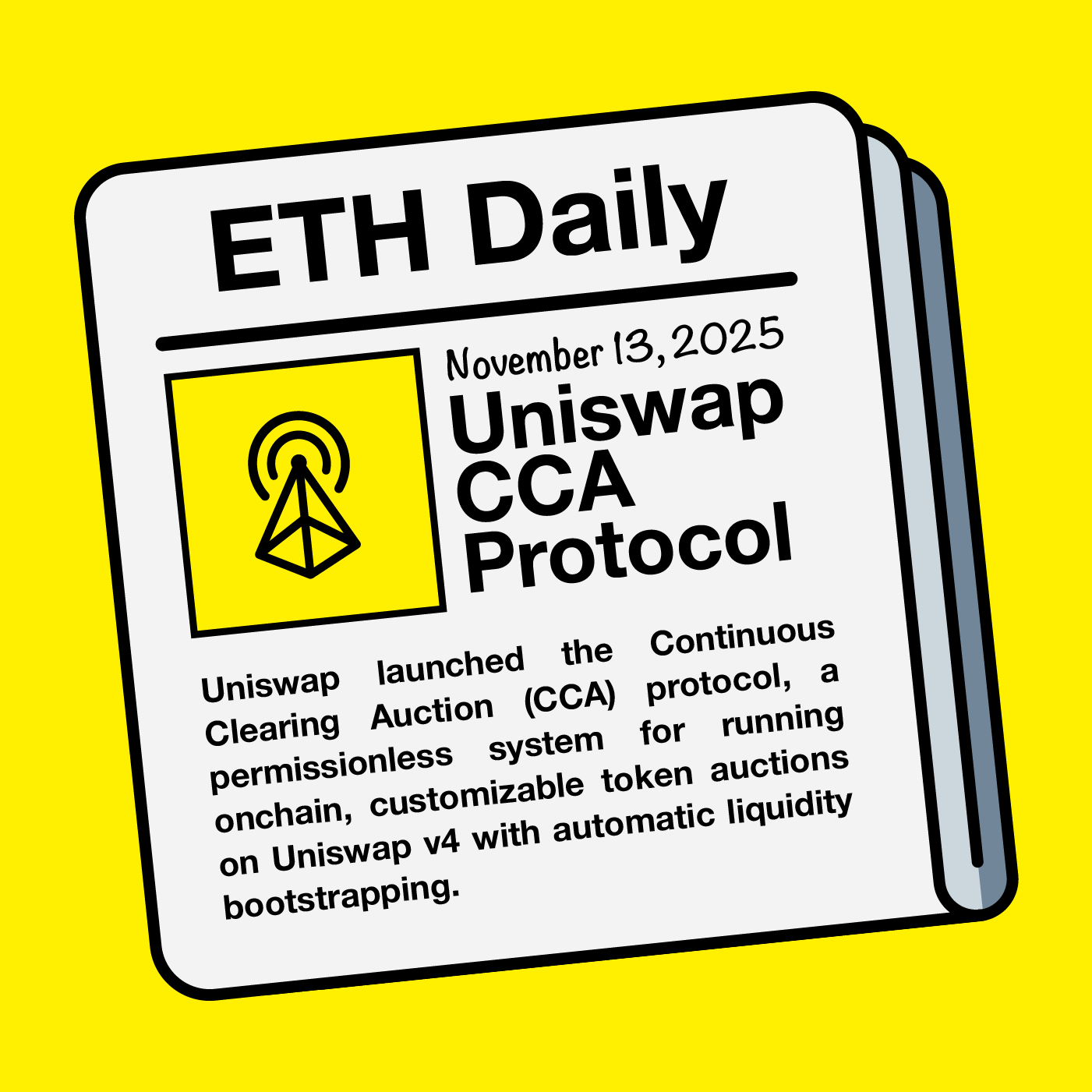 Uniswap Continuous Clearing Auctions