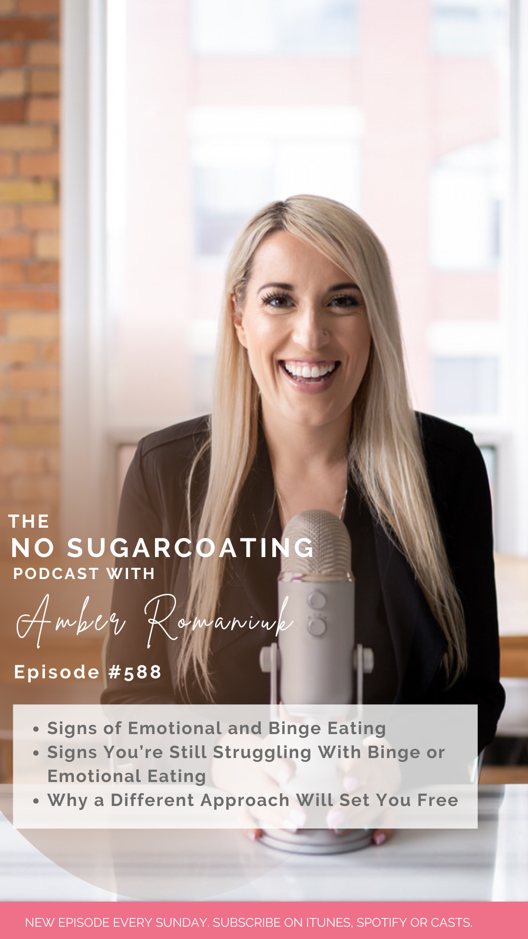 #588 Signs of Emotional and Binge Eating, Signs You’re Still Struggling With Binge or Emotional Eating & Why a Different Approach Will Set You Free